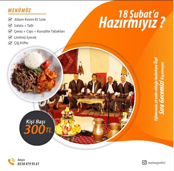 18 Şubat Cumartesi Başakşehir Kadınlar Sıra Gecesi