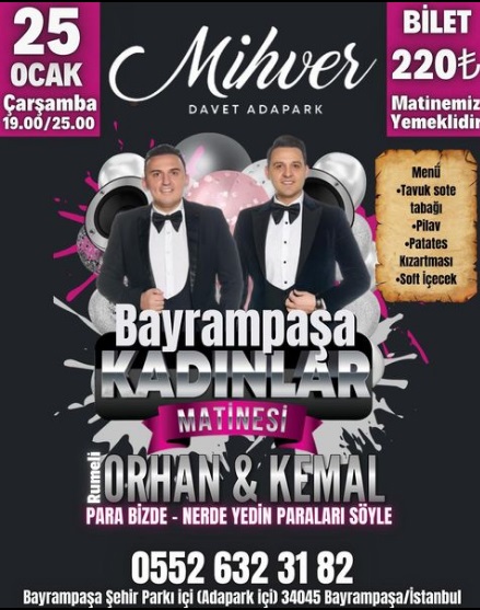 25 Ocak Bayrampaşa Kadınlar Matinesi