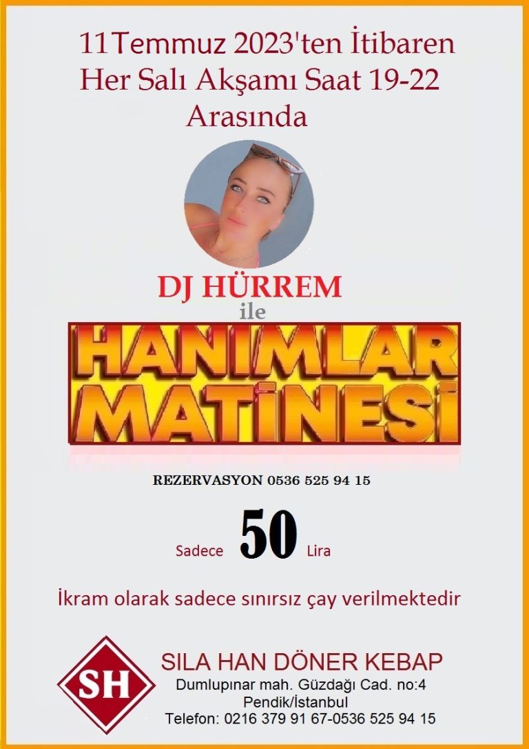 11 Temmuz Pendik Kadınlar Matinesi