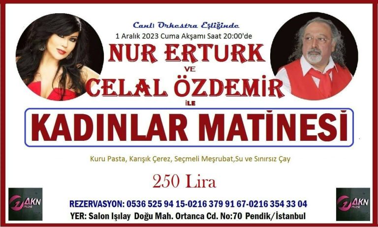 Nur Ertürk ile Pendik Kadınlar Matinesi