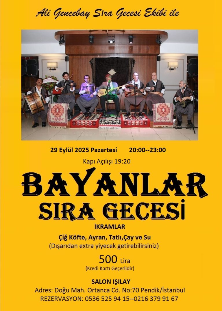 BAYANLAR SIRA GECESİ