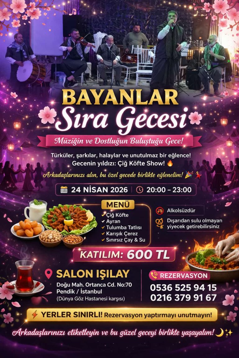 24 Nisan 2026 Kadınlar Sıra Gecesi